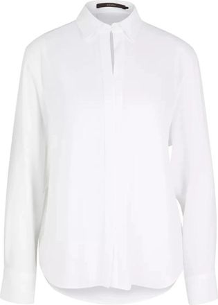 Windsor Blouse 52 Db 815H 10010767 - Dames - Blouses - Wit - M - Overhemden