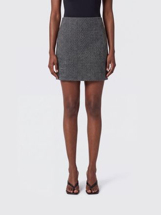 Blaz&eacute; Milano High-Waisted Wool Blend Pencil Mini Skirt