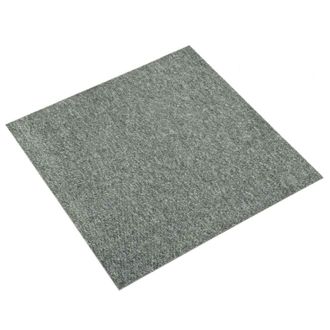 vidaXL Alfombra 20 Pcs Verde 50 X 50 Cm 100% Polipropileno Vidaxl