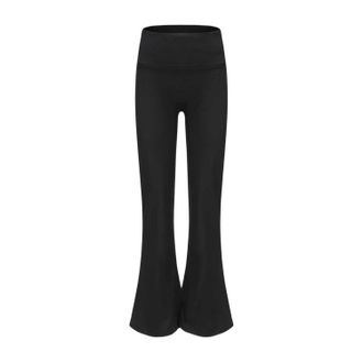 Slazenger Dames/Dames Uitlopende Legging (Zwart)