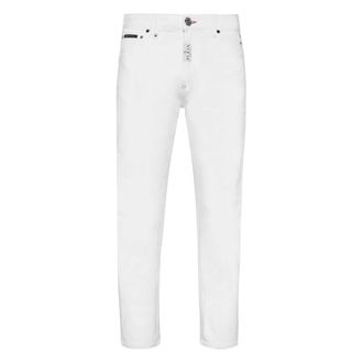 Philipp Plein Heren, Jeans, Wit, Maat: W29 Denim