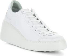 FLY London Dufy Platform Wedge Sneaker in White at Nordstrom Rack, Size 10-10.5Us / 41Eu