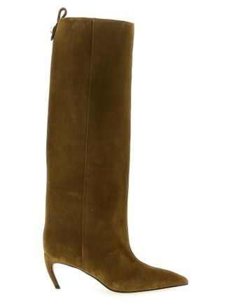 The Attico Bicolor Goatskin Over The Womens Knee