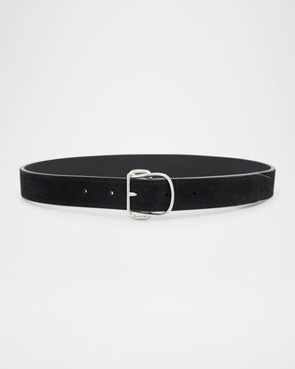 Toteme Swirl Suede Belt