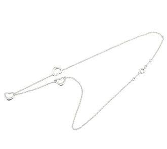 Tiffany & Co. Silver Open Heart Necklace