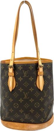 Louis Vuitton Brown Monogram Canvas Handbag Tote Bag (Pre-Owned)