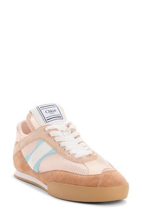 Chlo&eacute; Kick Sneaker in Pink Sorbet at Nordstrom, Size 11Us