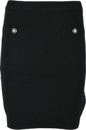 Guess Mini in maglia - Dames - Korte rokken - Zwart - M - Wol - Rokken