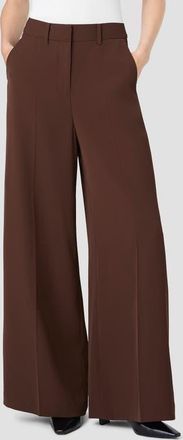 French Connection Harry High Waist Suit Pants in Cocoa Brown at Nordstrom, Size 12