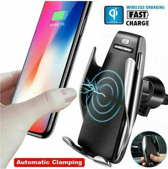 Trade Shop Trade Shop - Auto Support Air Socket With Wireless Battery Charger For Smartphones C-9a09