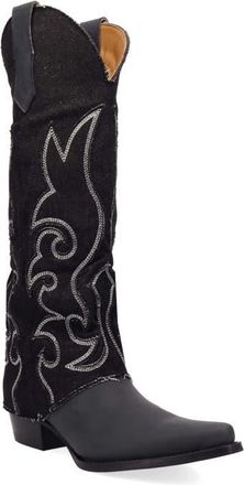 Dingo Knee High Western Boot in Black/black at Nordstrom, Size 9.5
