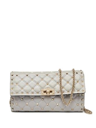 Valentino Garavani rockstud-embellished handbag - Grey