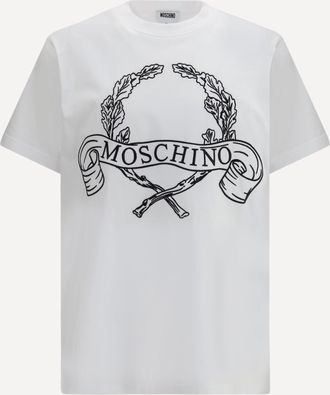 Moschino T-shirt Maxi Laurel Crown Embroidery Man M