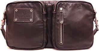 Gucci Pre-owned Leather crossbody-bags - Heren - Vintage Schoudertas - Zwart - ONE Size - Leer - Vintage
