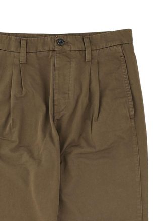 C.P. Company Mens Trousers Olive Green Cotton