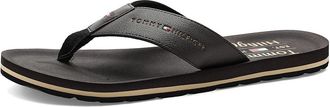 Tommy Hilfiger Odunan Mens Sandals Dark Coffee/Black 200 : 11 D - Medium, Faux Leather