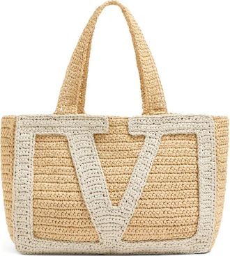 Valentino Garavani Borsa tote VLOGO - Toni neutri