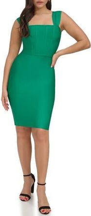 Siena My Balconia Bandage Knit Sheath Dress in Green at Nordstrom Rack, Size 6