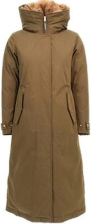 Woolrich Parka Best Cotton in Faux Fur - - Coats - Donna - Verde - M
