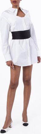 Alexander Wang Mini Cotton Shirt Dress, Size 4