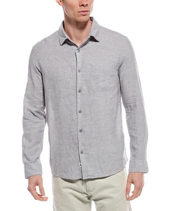 Mr. Swim Mr.Swim Linen-Blend Shirt