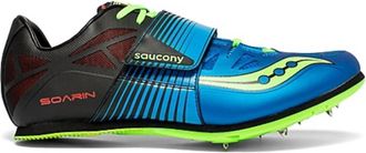 Saucony Mens Soarin J2 Shoes In Blue/lime