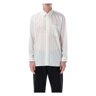Comme Des Gar&ccedil;ons Casual Shirts, male, White, Size: XL Forever Cupro Shirt