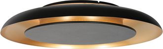 Steinhauer Plaf&oacute;n - Negro - Golden Veil - Metal - &Oslash; 60cm - Led - 4732zw