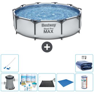 Bestway Piscina Bestway Steel Pro Max Redonda - 305x76 Cm - 8-piezas S21673