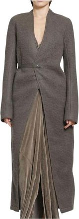 Rick Owens LS Labjas - Dames - Jas met riem - Grijs - S - Jassen