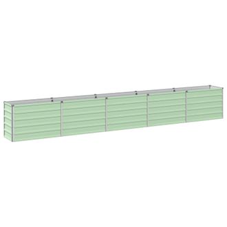 vidaXL Cama De Jard&iacute;n Elevada Verde Pastel 400 X 40 X 55 Cm Vidaxl