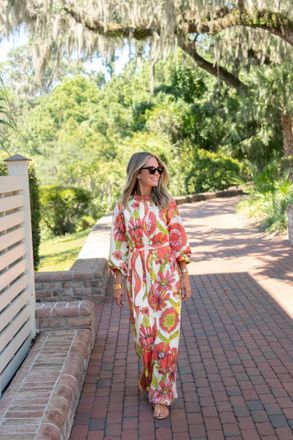 Sail to Sable Aria Midi Dress In Vintage Garden Floral