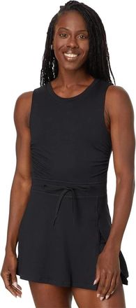 Free People Easy Does It Mini Dress Black Built-in Short Athletic DDR2040