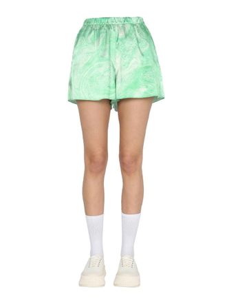 Opening Ceremony Marble Effect Shorts - Green