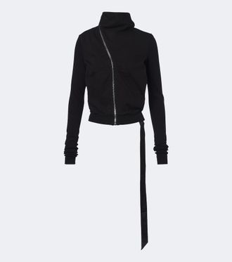 Rick Owens DRKSHDW Mountain cotton zip-up sweatshirt