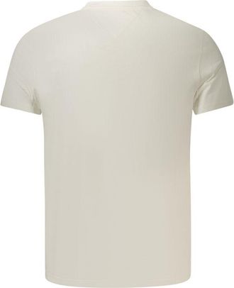Tommy Hilfiger Logo-Embroidered Cotton T-Shirt - White