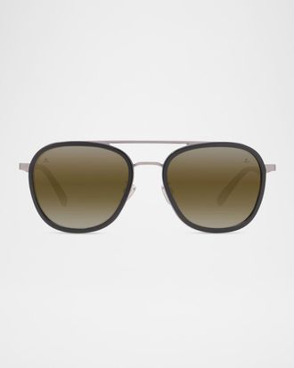 Vuarnet Men & apos;s Edge 04 Stainless Steel Rectangle Sunglasses