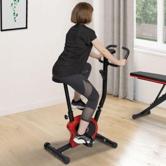 IDMarket Idmarket - Bicicleta Est&aacute;tica Ajustable Con Pantalla Lcd Multifunci&oacute;n