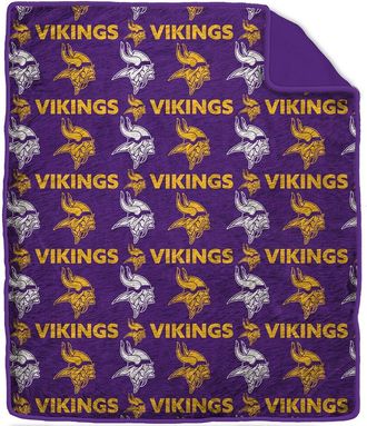 Pegasus Sports Minnesota Vikings Nfl Team Logo Ultra Plush Blanket