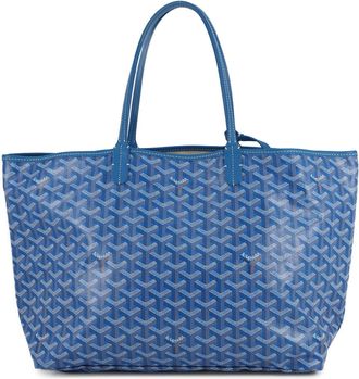 Goyard Blue Pvc Leather Tote Bag (Pre-Owned)