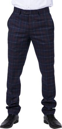 PAUL ANDREW Kenneth Tweed Check Trousers Blinders