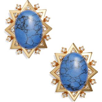 Lele Sadoughi Starlet Stud Earrings in Indigo at Nordstrom