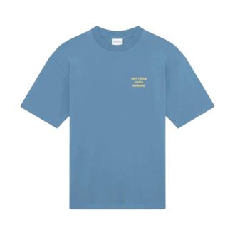 Dr&ocirc;le de Monsieur T-Shirts, male, Blue, Size: XL Le T-Shirt Slogan