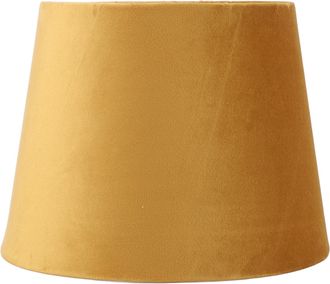 OEM Pantalla Decorativa C&oacute;nica De Color Dorado, Fabricada En Terciopelo, Para L&aacute;mparas De Mesa, Mesilla De Noche O De Pie (casquillos E27/e14)