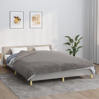 vidaXL Vidaxl - Manta Con Peso Con Funda Tela Gris 200x200 Cm 9 Kg
