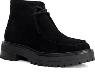 Dune London Womens Ladies Playing - Suede Chunky Lace Up Boots - Black - Size UK 5