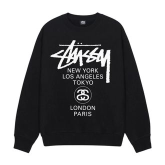 St&uuml;ssy Hoodies & sweatvesten, Heren, Zwart, M, Sweatshirt