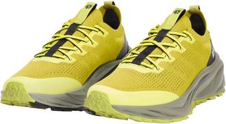 Jack Wolfskin Wanderschuh JACK WOLFSKIN PS TRAIL KNIT LOW M, Herren, Gr. 42,5, chartreuse, Synthetik, Schuhe Wanderschuh, atmungsaktives Strick Upper, Trekkingschuh