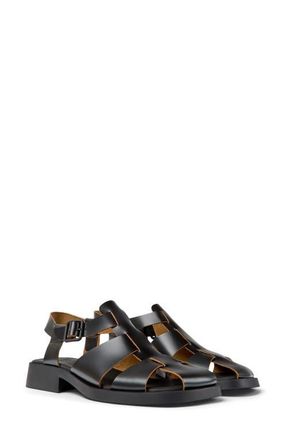 Camper Dana Fisherman Sandal in Black at Nordstrom, Size 35