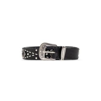Golden Goose Belts, male, Black, Size: 70 CM Leather Belt